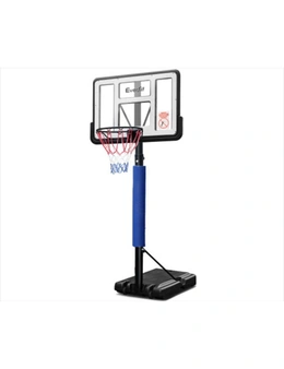 Everfit 3.05M Portable Basketball System Basketball Hoop Stand Adjustable Height Blue