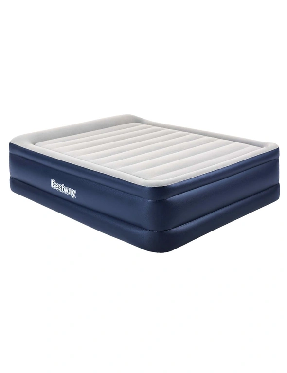 Bestway Queen Air Bed Air Beds Inflatable Mattress Built-in Pump, hi-res image number null