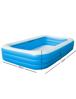 Bestway Inflatable Kids Swimming Pool Rectangular Family Pools
