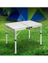 Weisshorn Folding Camping Table Portable Picnic Outdoor Garden BBQ Aluminum Desk, hi-res