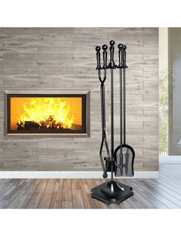 Grillz Fireplace Tool Set Fire Place Tools Brush Shovel Stand