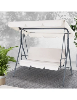 Outdoor Swing Chair Hammock Garden Bench 3 Seater Canopy Furniture