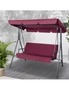 Outdoor Swing Chair Hammock 3 Seater Garden Canopy Bench 3 Seater, hi-res