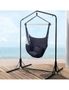 Gardeon Outdoor Hammock Chair with Stand Swing Hanging Hammock with Pillow Grey, hi-res