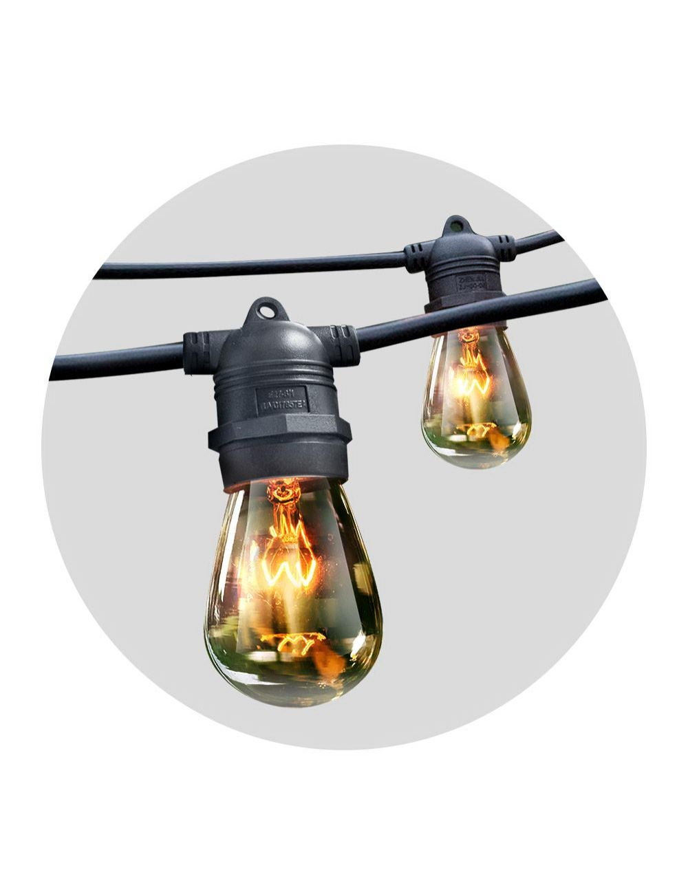 12v patio deals string lights