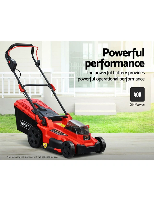 Giantz Lawn Mower Cordless Electric Lithium 40V Battery, hi-res image number null