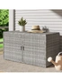 Gardeon Outdoor Storage Cabinet Box Grey, hi-res