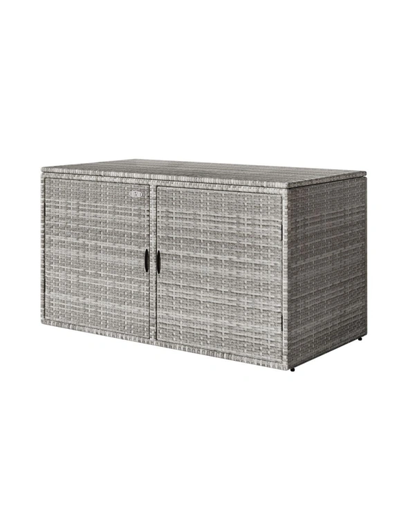 Gardeon Outdoor Storage Cabinet Box Grey, hi-res image number null