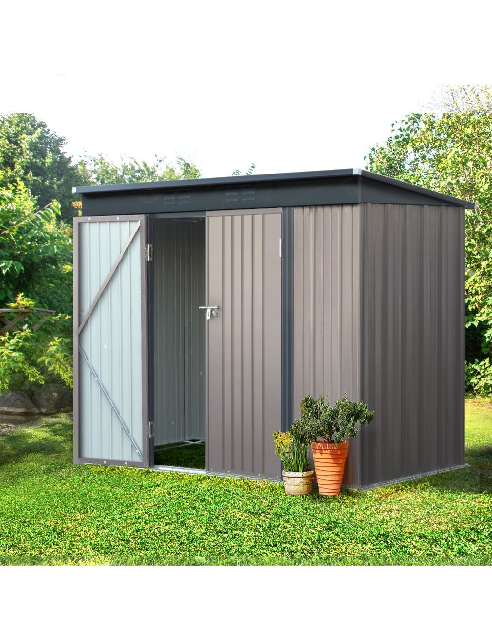 Giantz Garden Shed Outdoor Storage 2.31x1.22M Workshop | W Lane