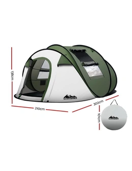 Weisshorn Pop-up Camping Tent 5 Person