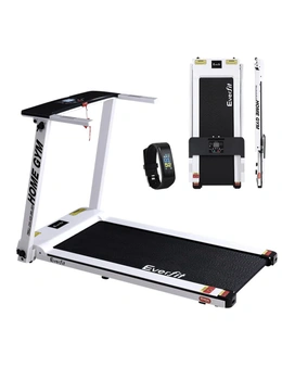 Everfit 400mm Belt Electric Treadmill Foldable - White