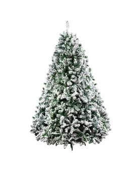 Jingle Jollys Christmas Tree 2.4M 8FT Xmas Decorations Great Snowy Green