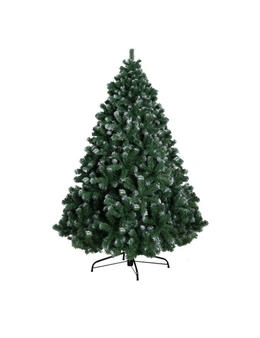 Jingle Jollys Christmas Tree 2.4M 8FT Snowy Xmas Home Decor Decorations