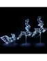 Jingle Jollys Christmas Motif Lights LED Rope Reindeer Waterproof Outdoor Xmas, hi-res
