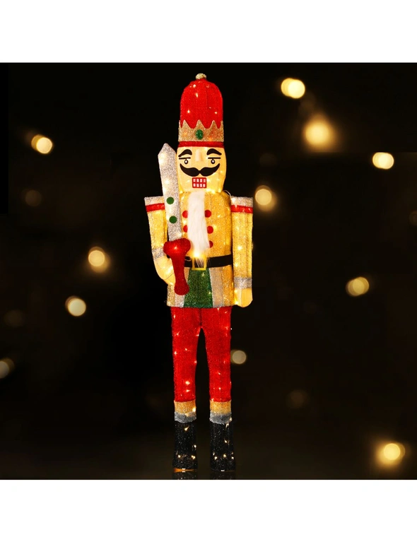 Jingle Jollys Christmas Lights LED Rope Light Nutcracker 1.7M Motif 3D Decoration, hi-res image number null