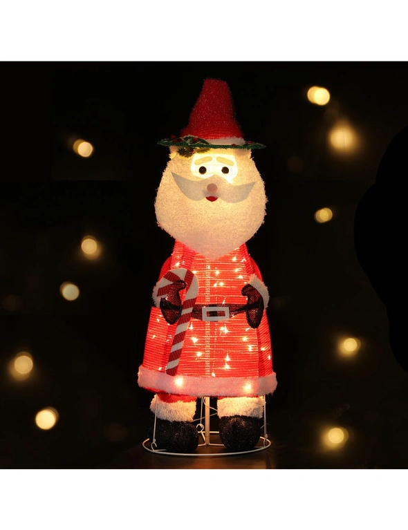Jingle Jollys Christmas Lights LED Light Santa 1.2M Motif 3D Decoration, hi-res image number null