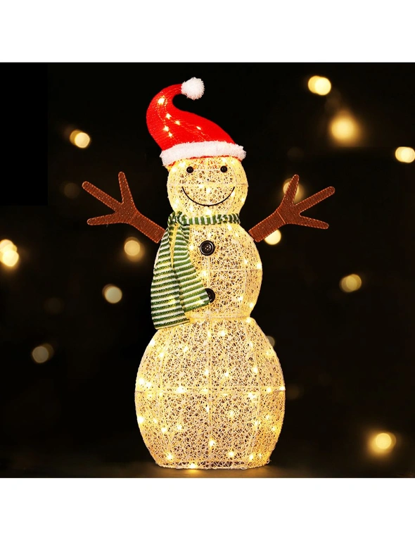Jingle Jollys Christmas Lights LED Rope Light Snowman 97CM Motif 3D Decoration, hi-res image number null