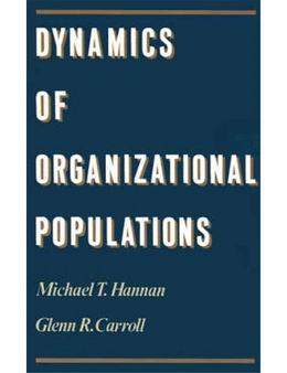 Dynamics of Organizational Populations