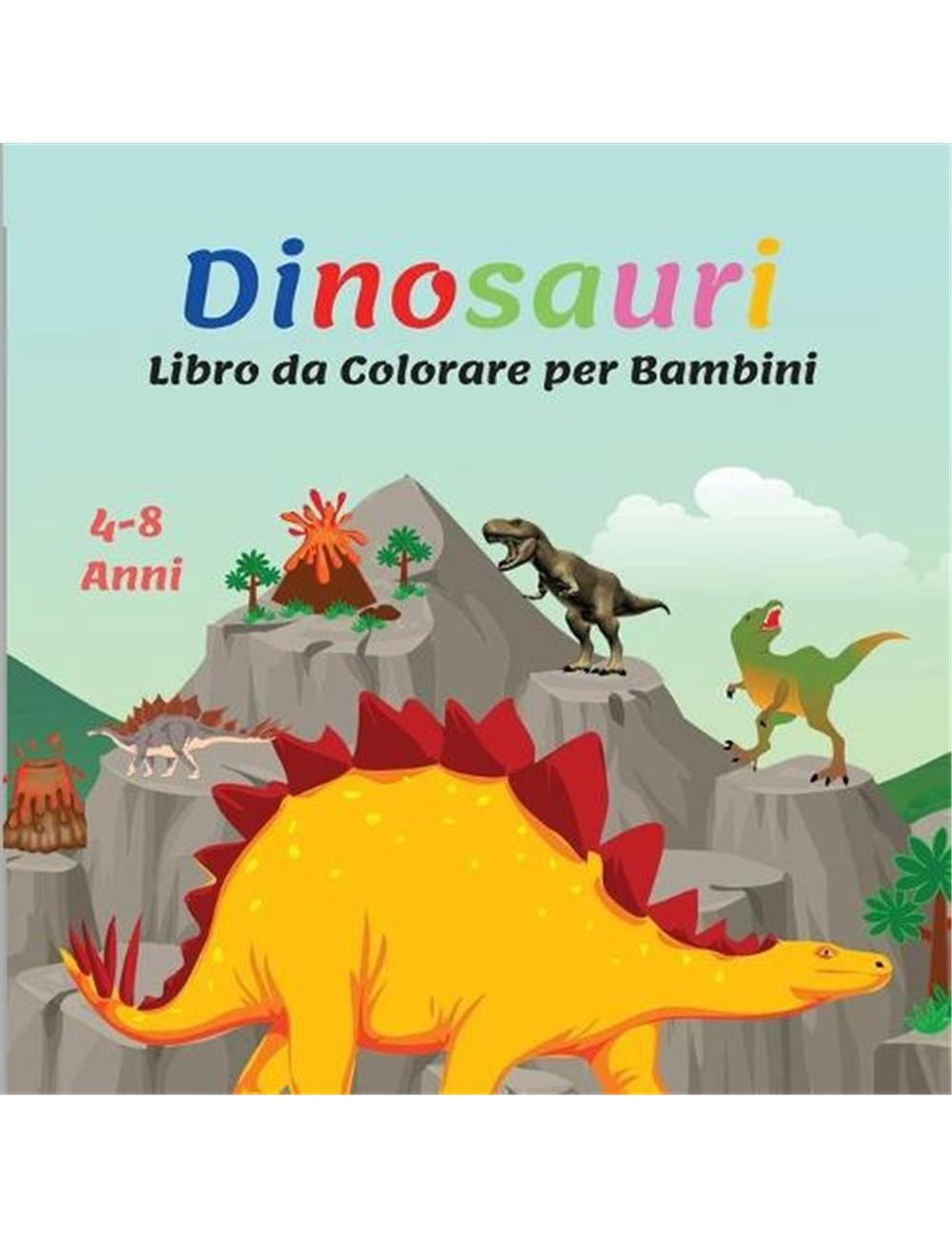 Dinosauri Libro Da Colorare Per Bambini Libro Da Colorare Per Bambini Dai Agli Anni Rockmans