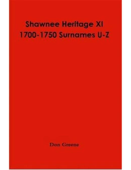 Shawnee Heritage Xi U-z
