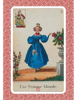 Carnet Blanc Cartomancie, Femme blonde, 18e si