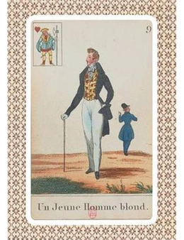 Carnet Blanc Cartomancie, Homme blond, 18e si