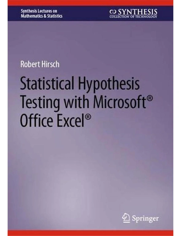 Statistical Hypothesis Testing with Microsoft Office Excel, hi-res image number null