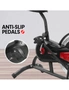 NNEDPE Air Resistance Fan Exercise Bike for Cardio - Red, hi-res