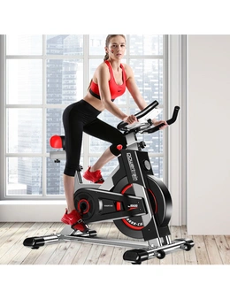 NNEDPE IS-500 Heavy-Duty Exercise Spin Bike Electroplated - Silver