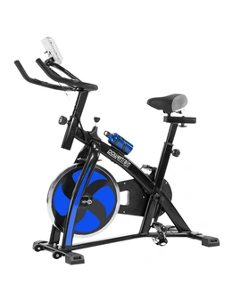 NNEDPE Home Gym Flywheel Exercise Spin Bike - Blue
