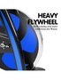 NNEDPE Home Gym Flywheel Exercise Spin Bike - Blue, hi-res