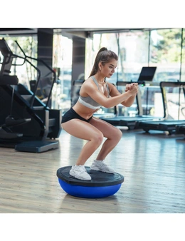 NNEDPE Fitness Yoga Ball Home Gym Workout Balance Trainer Blue