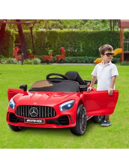 NNEDPE Mercedes Benz Licensed Kids Electric Ride On Car Remote Control Red