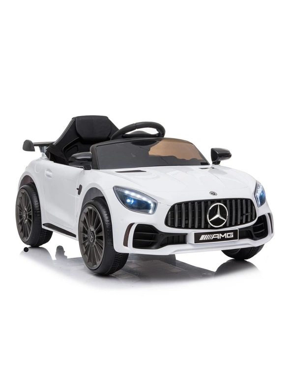 NNEDPE Mercedes Benz Licensed Kids Electric Ride On Car Remote Control White, hi-res image number null