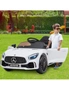 NNEDPE Mercedes Benz Licensed Kids Electric Ride On Car Remote Control White, hi-res