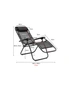 NNEDPE Zero Gravity Reclining Deck Chair - Black, hi-res