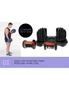 NNEDPE 48kg Adjustable Dumbbell Home Gym Set, hi-res