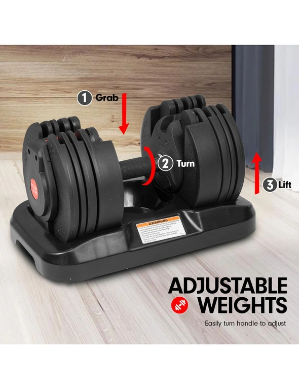 NNEDPE 2x 20kg Gen2 Home Gym Adjustable Dumbbell, hi-res image number null