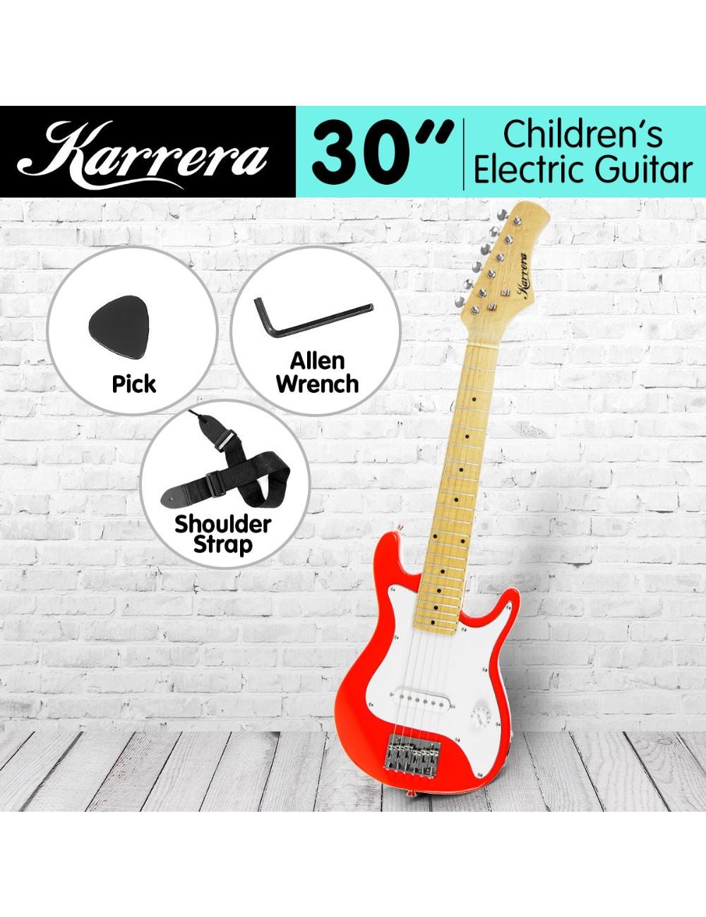 NNEDPE Electric Childrens Guitar Kids - Red | Ezibuy New Zealand