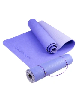 NNEDPE Eco-Friendly TPE Pilates Exercise Yoga Mat 8mm - Light Purple