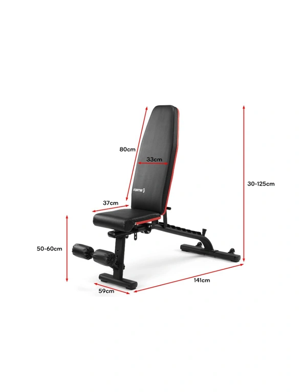 NNEKGE Heavy Duty Adjustable FID Weight Bench, hi-res image number null