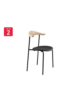 NNEKGE Set of 2 Hans J. Wegner CH88P Dining Chair Replica