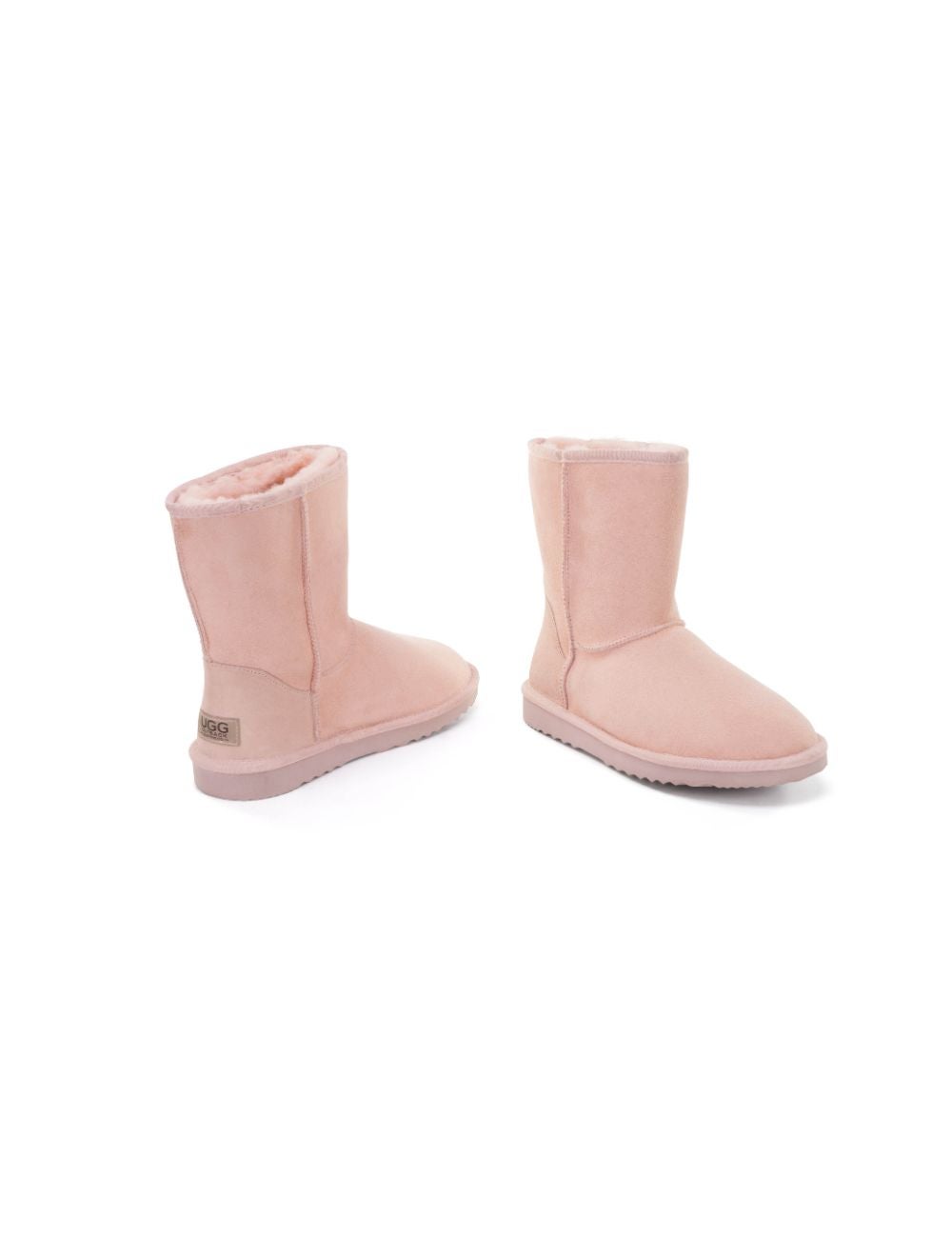 Pink ugg hotsell short boots