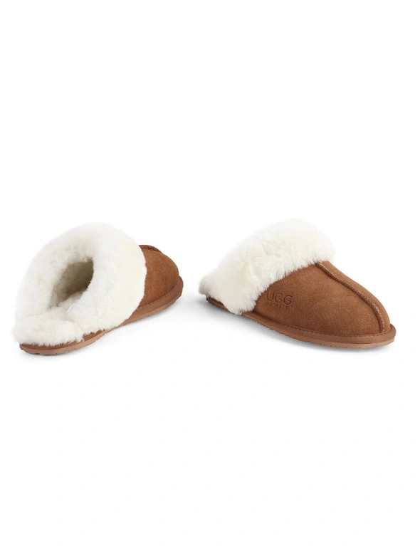 NNEKGE Slippers Premium Sheepskin (Chestnut Size 4M 5W US), hi-res image number null