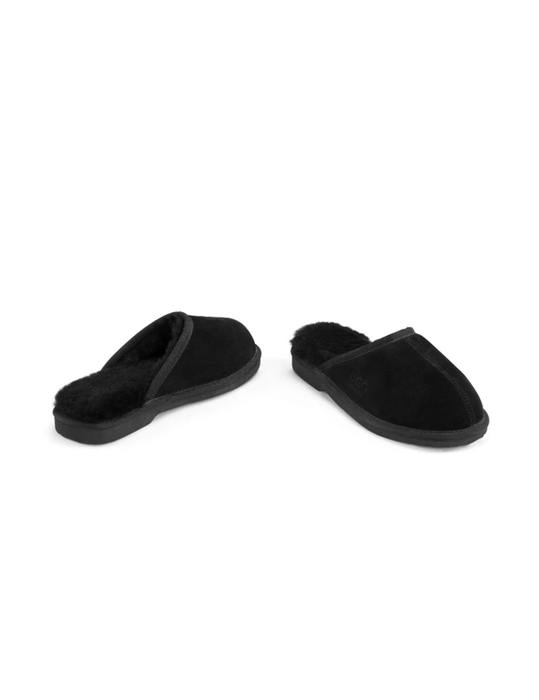NNEKGE Slippers Barwon Premium Sheepskin (Black Size 5M 6W US), hi-res image number null