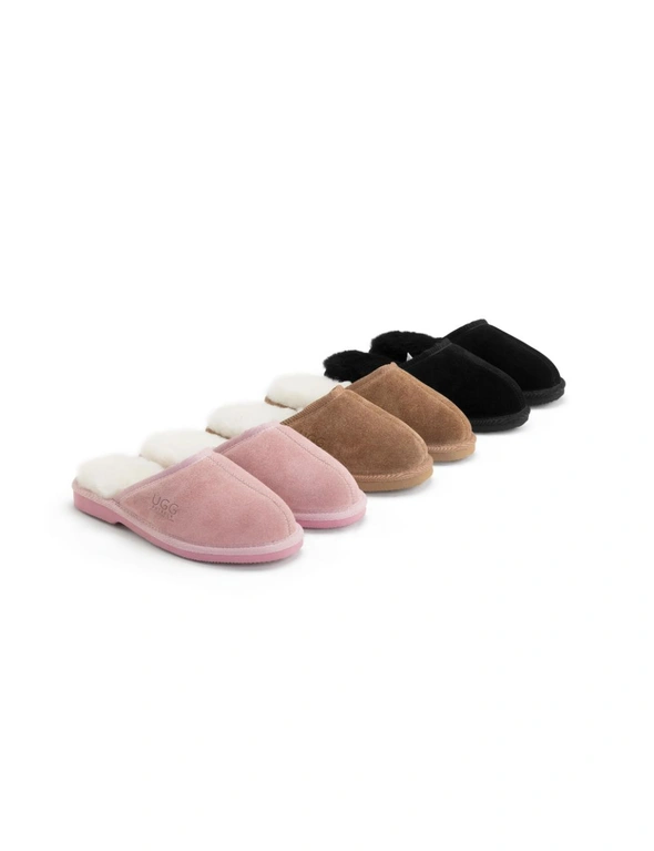 NNEKGE Slippers Barwon Premium Sheepskin (Black Size 6M 7W US), hi-res image number null