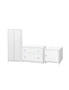NNEKGE Kids Bedroom Furniture Package (White), hi-res