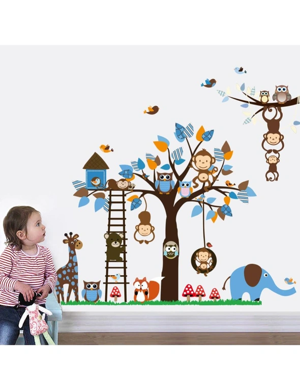 NNEKGE Monkeys in the Tree Wall Sticker, hi-res image number null