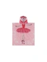 NNEKGE Ballerina Hooded Kids Beach Towel, hi-res