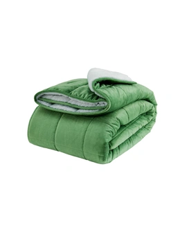 NNEKGE Sherpa Weighted Blanket (Jade 9 KG)